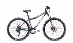 Bicicleta CTM Charisma 3.0. negru/roz mat 16&amp;quot; Cod Produs: 033.67 foto