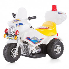 Motocicleta electrica copii Police white 2016 foto