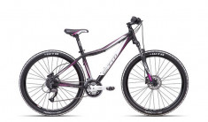 Bicicleta dama CTM Charisma 3.0, 2016, cadru 18&amp;quot;, negru mat / violet Cod Produs: 037.32 foto
