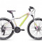 Bicicleta dama CTM Charisma 2.0, 2016, cadru 18&quot;, alb mat / verde Cod Produs: 037.38