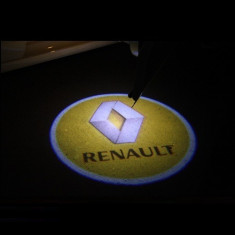 Renault, set LED logo laser auto, portiera, pe timp de noapte, welcome light foto