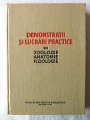 &amp;quot;DEMONSTRATII SI LUCRARI PRACTICE DE ZOOLOGIE, ANATOMIE, FIZIOLOGIE&amp;quot;, 1962 foto