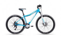 Bicicleta dama CTM Charisma 3.0, 2016, cadru 18&amp;quot;, albastru / alb Cod Produs: 037.31 foto