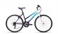Bicicleta dama CTM Stefi 1.0, 2016, cadru 18&amp;quot;, negru / albastru Cod Produs: 037.60 foto