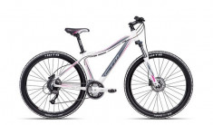 Bicicleta dama CTM Charisma 3.0, 2016, cadru 16&amp;quot;, alb / roz Cod Produs: 037.27 foto