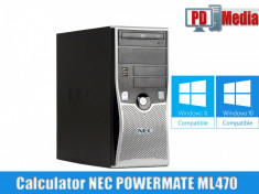 Calculator NEC POWERMATE ML470 Procesor 2,33 GHz Memorie DDR2 2GB HDD 80 GB foto