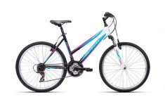 Bicicleta dama CTM Stefi 2.0, 2016, cadru 18&amp;quot;, negru / albastru Cod Produs: 037.54 foto