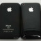 Pachet Capac spate iPhone 3G original alb negru + folie sticla