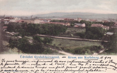 ALBA IULIA , SALUTARI DIN ALBA IULIA , CLASICA CIRC.1903 foto