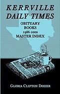 Kerrville Daily Times Obituary Books, 1986-2000, Master Index foto