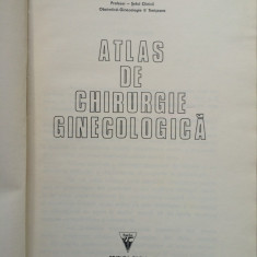 ATLAS DE CHIRURGIE GINECOLOGICA - Mircea Teodorescu