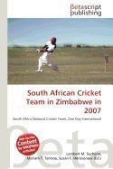 South African Cricket Team in Zimbabwe in 2007 foto