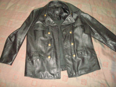 Geaca/haina din piele/militara/ barbati/ moto/motor/police/vintage/colectie/ foto