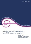 Rings, Hopf Algebras, and Brauer Groups foto