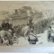 Grafica 1876 The Graphic Spania Navarra Estella rege Alfonso razboi carlist