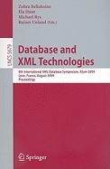 Database and XML Technologies foto