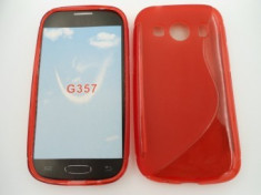 Toc silicon S-Case Samsung G357FZ Galaxy Ace 4 Rosu foto