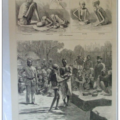 Grafica 26 mai 1877 The Graphic India foamete Madras Monegar Choultry