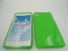 Toc silicon S-Case Sony Xperia Z2 Verde foto