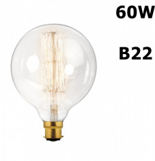 Edison Line Vintage 60W B22 Bec Decorativ 170 LUM CA021 foto