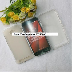 HUSA ASUS Zenfone Max ZC550KL silicon subtire transparenta 2016 foto