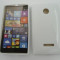 Toc silicon S-Case Microsoft Lumia 435 Alb