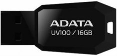 Unitate flash Adata DashDrive UV100 16GB negru, slim: grosime de doar 5.8mm foto