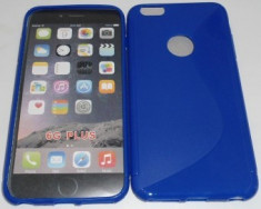 Toc silicon S-Case Apple iPhone 6 Plus Albastru foto