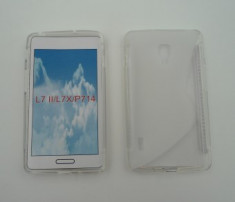 Toc silicon S-Case LG Optimus L7 II P710 Transparent foto