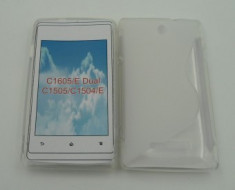 Toc silicon S-Case C1504 / C1505 Sony Xperia E Transparent foto