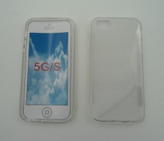 Toc silicon S-Case iPhone 5 / 5S Transparent foto