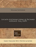 Lucasta Posthume Poems of Richard Lovelace, Esq. (1659) foto