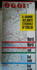 ATLAS TURISTIC CU STRAZILE DIN ITALIA 1991 OGGI IN LIMBA ITALIANA foto