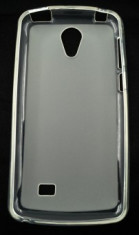Husa plastic siliconat HTC One M9 Plus Transparent foto