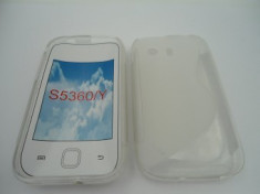 Toc silicon S-Case Samsung Galaxy Y S5360 Transparent foto