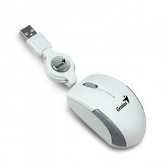 Mouse Genius Micro Traveler USB alb foto