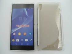 Toc silicon S-Case Sony Xperia T3 Transparent foto