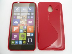 Toc silicon S-Case Microsoft Lumia 640 XL Rosu foto