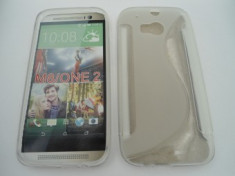 Toc silicon S-Case HTC One (M8) Transparent foto