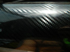 Negru 5D Folie Carbon Auto 5D 50 cm x 152 cm (0.5 m x 1.52 m) Air Bubble Free foto