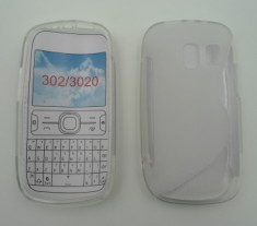 Toc silicon S-Case Nokia Asha 302 Transparent foto