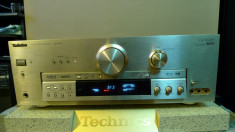 Receiver Technics SA-DA15 sampanie, BI-Amping, V.G.C.A., telecomanda, poze reale foto