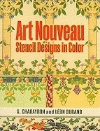 Art Nouveau Stencil Designs in Color foto