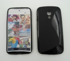 Toc silicon S-Case Motorola Moto G 2014 Negru foto