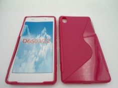 Toc silicon S-Case Sony Xperia Z2 Roz foto