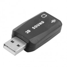 Placa de sunet / audio 5.1 CH externa 3D sound conectare USB foto