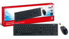 Kit tastatura + mouse wireless Genius Slimstar 8000ME foto