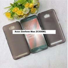 HUSA ASUS Zenfone Max ZC550KL silicon subtire fumurie 2016 foto