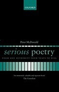 Serious Poetry: Form and Authority from Yeats to Hill foto