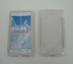 Toc silicon S-Case LG Optimus L7 P700 Transparent foto